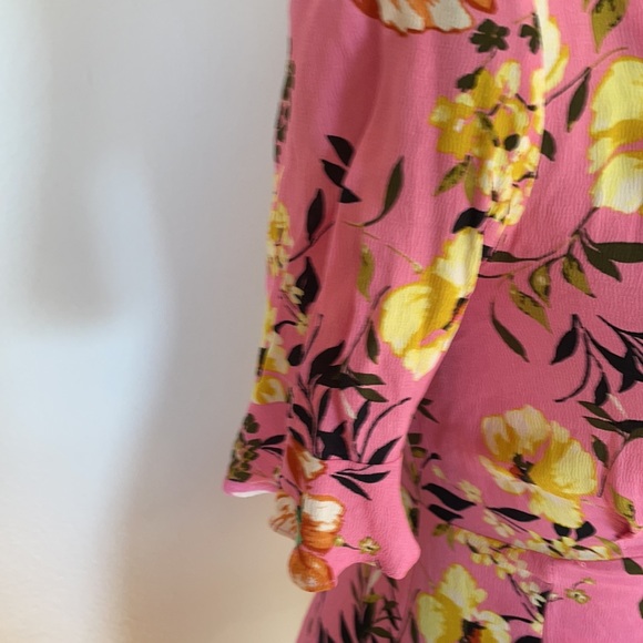 BERSHKA floral pink dress - Picture 11 of 13